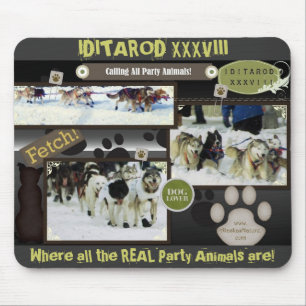 Calling all party animals! mouse mat