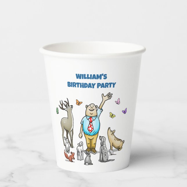 Calling All Party Animals Paper Cups (Front)