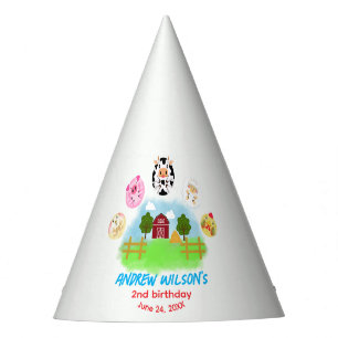 Calling All Party Animals Rustic Farm Barn Yard Hat