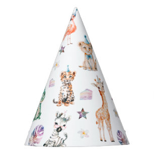 Calling all Party Animals Safairi themed Birthday Hat