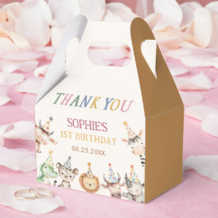 Calling All Party Animals Safari Zoo Birthday Favour Box