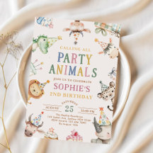 Calling All Party Animals Safari Zoo Birthday