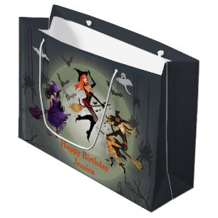 Calling All Witches Halloween Party 30Th Birthday Large Gift Bag