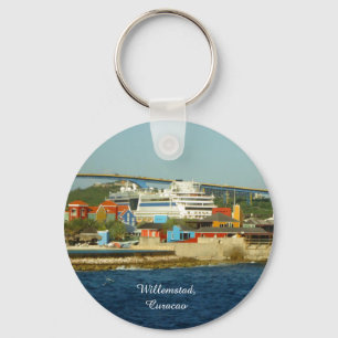 Calling at Curacao Key Ring