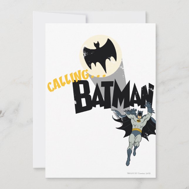 Calling Batman Graphic (Front)