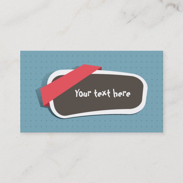 Calling card chirp (Front)