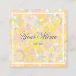 Calling card - Floral