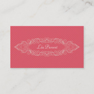 Calling card Old Pink