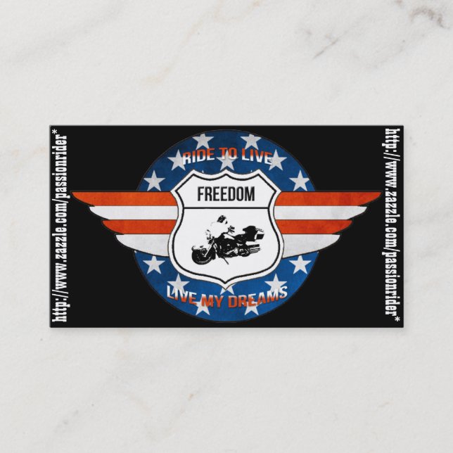 Calling card PassionRider (Front)