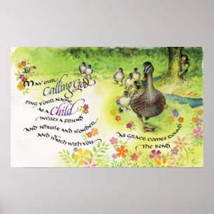 Calling God, 20" x 12.5", Print