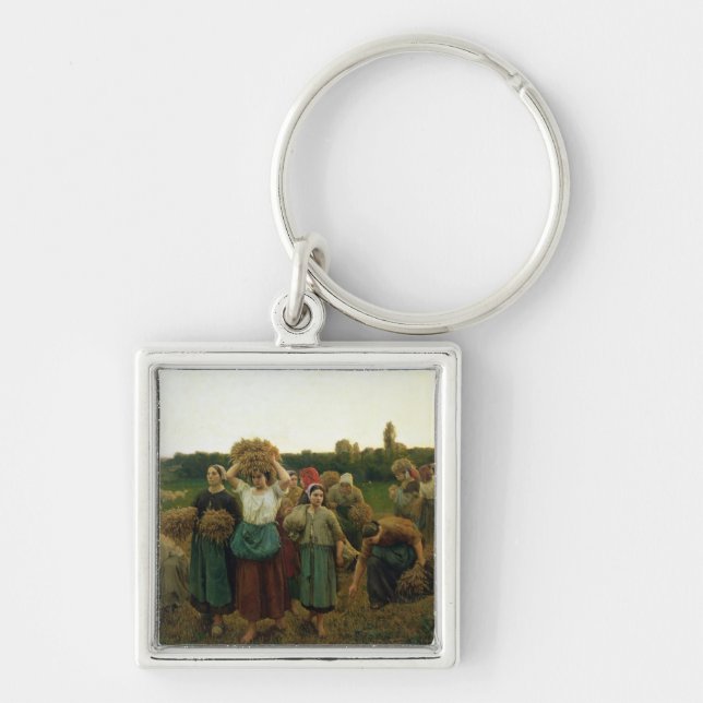 Calling in the Gleaners, 1859 Key Ring (Front)