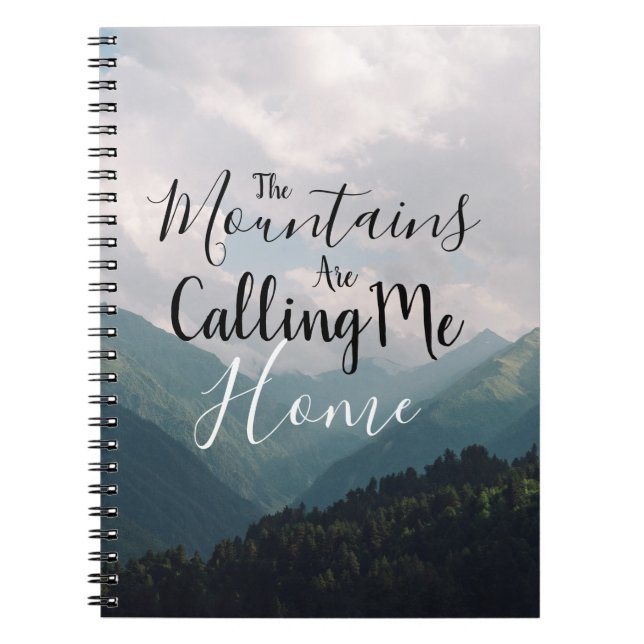Calling Me Home | Mountain View Notebook (Front)