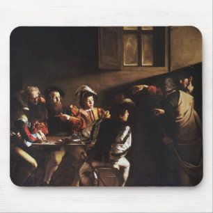 Calling Of Saint Matthew By Caravaggio Mouse Mat