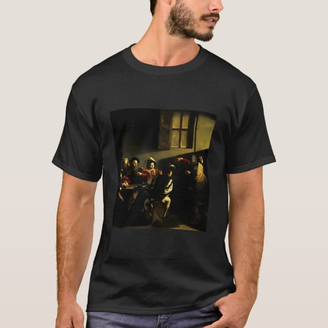Calling Of St Matthew Chiamata Di San Matteo By Ca T-Shirt (Front)