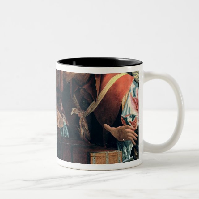 Calling of St. Matthew Two-Tone Coffee Mug (Right)