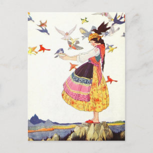 Calling The Birds Postcard