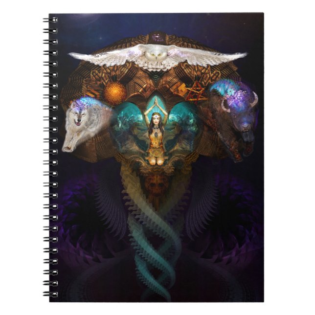 Calling The Spirit Animals Notebook (Front)