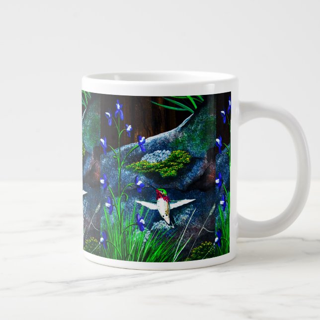 Calliope Hummingbird Coffee Cup (Right)