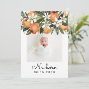 CALLIOPE Little Cutie 1st Birthday Photo Banner Invitation