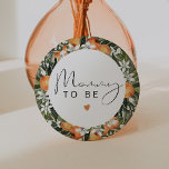 CALLIOPE Little Cutie Clementine Mummy To Be 7.5 Cm Round Badge<br><div class="desc">This button pin features  watercolor clementine oranges and a cute handwritten font with the saying,  "mummy to be". This gender neutral button is the perfect accessory for your little cutie baby shower or gender reveal party.</div>