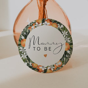 CALLIOPE Little Cutie Clementine Mummy To Be Butto 7.5 Cm Round Badge