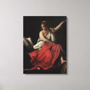 Calliope, Muse of Epic Poetry Canvas Print