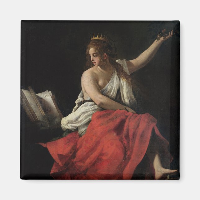 Calliope, Muse of Epic Poetry Magnet (Front)