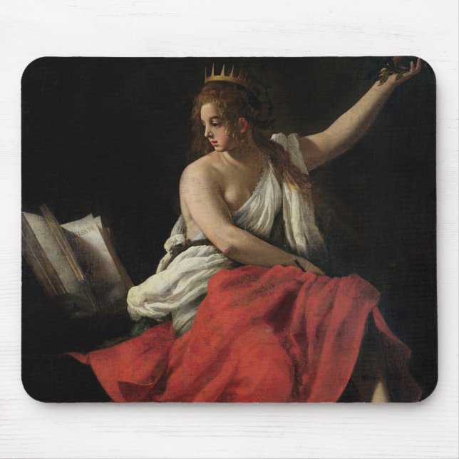 Calliope, Muse of Epic Poetry Mouse Mat (Front)