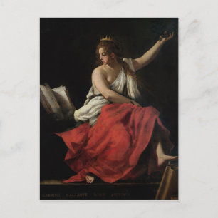 Calliope, Muse of Epic Poetry Postcard