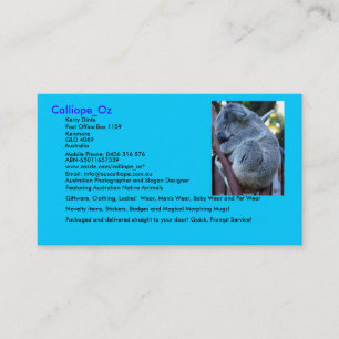 Calliope_Oz Business Cards