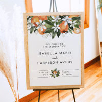 Calliope - Tropical Orange Botanic Wedding Welcome