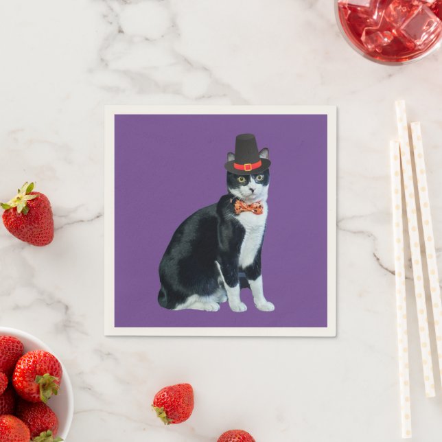 Calliope's Pilgrim Hat Napkin (Insitu)