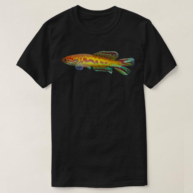 Callopanchax occidentalis killifish T-Shirt (Design Front)