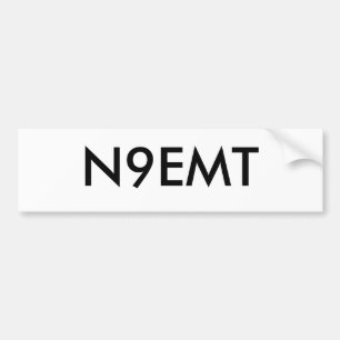 Callsign Bumper Sticker (Plain)