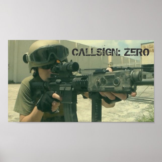 Callsign: Zero poster (Front)