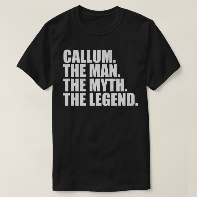 CallumCallum Name Callum given name T-Shirt (Design Front)