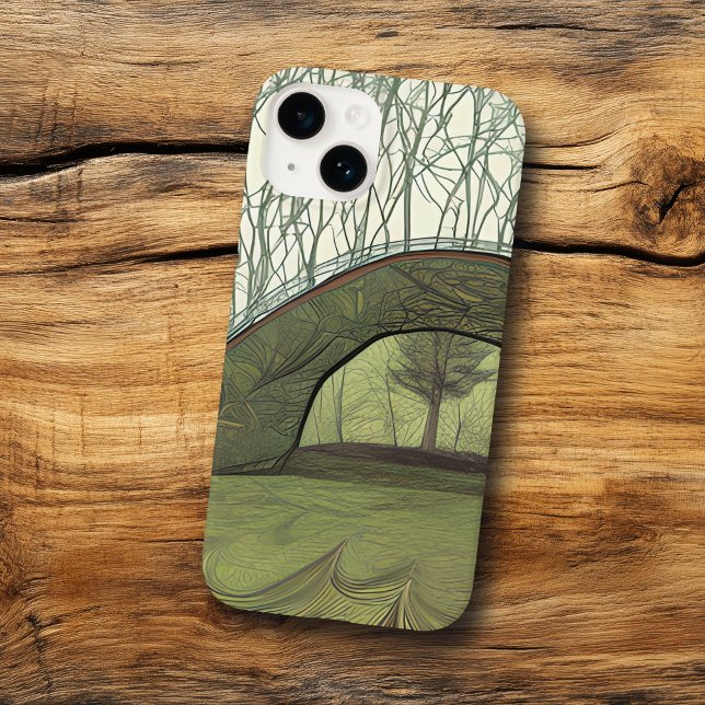 Calm and Peaceful Camping Scene Case-Mate iPhone Case (Creator Uploaded)