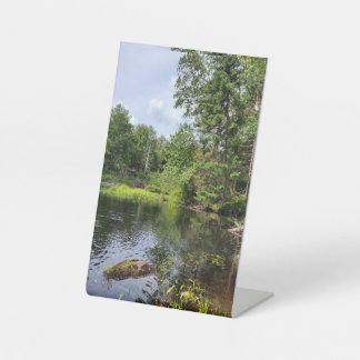 Calm and Tranquil Pedestal Sign