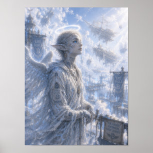 Calm / Angel / Cloud Harbour Poster