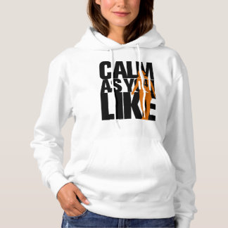 Calm As You Like (BlackOrange)  LFC  Liverpool FC Hoodie