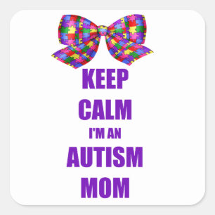 Calm Autism Mum Stickers