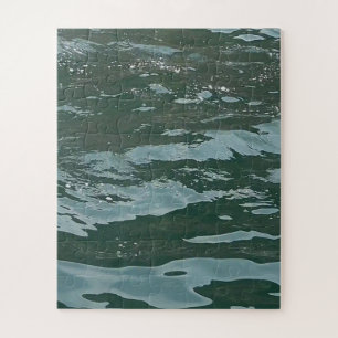 Calm Azure Ocean Water Seascape Beautiful Blue  Jigsaw Puzzle