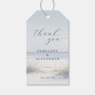Calm Blue Beach Waves Gift Tags