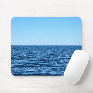 Calm Blue Lake Michigan Water Mouse Mat