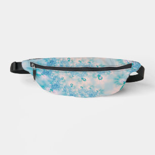 Calm Blue Meditation Butterfly Art Bum Bags