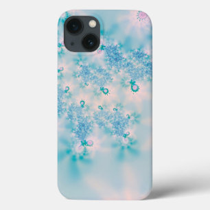 Calm Blue Meditation Butterfly Art iPhone 13 Case