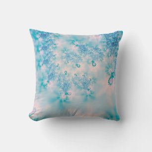 Calm Blue Meditation Butterfly Art Cushion