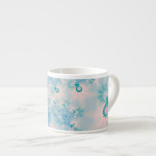 Calm Blue Meditation Butterfly Art Espresso Cup