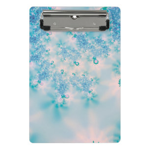 Calm Blue Meditation Butterfly Art Mini Clipboard