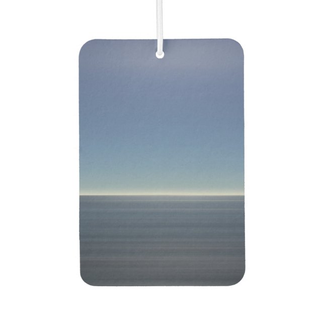 Calm Blue Ocean Car Air Freshener (Front)